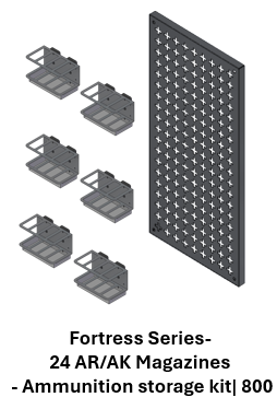 Fortress Series – 24 AR/AK Magazine Storage Kit | 800