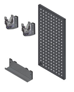 Fortress Series – Vertical | 2 Rifle Slimline Racking Kit