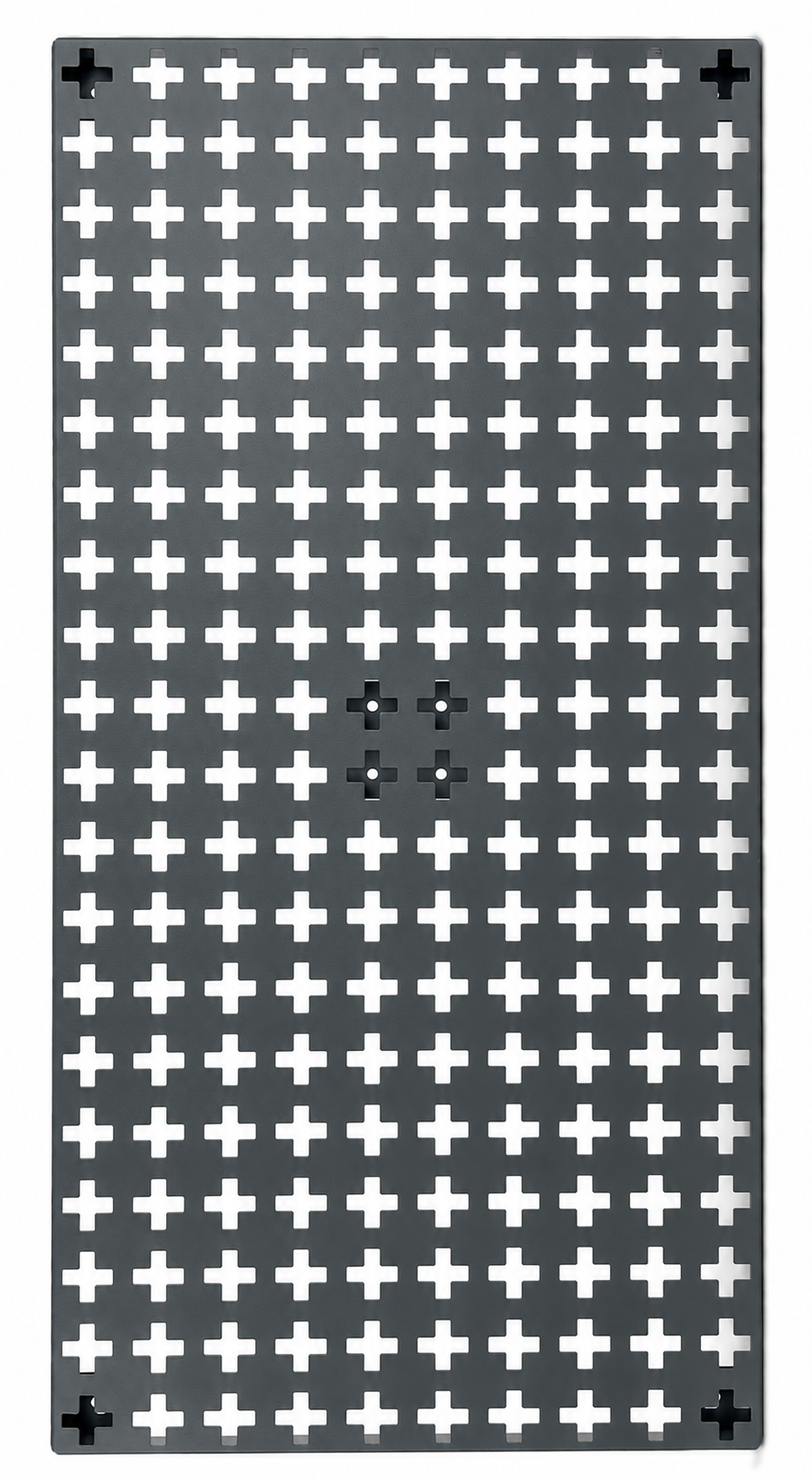 Fortress Series – 400 x 800mm Steel Pegboard (Wolf Gray)