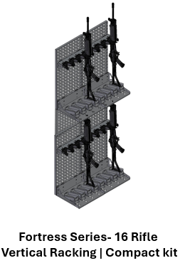 Fortress Series –Vertical | 8 Rifle Compact Racking Kit