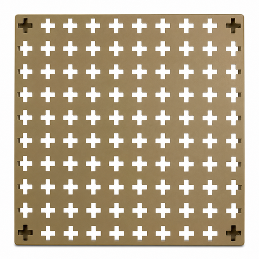 Fortress Series – 400 x 400mm Steel Pegboard (Coyote Brown)