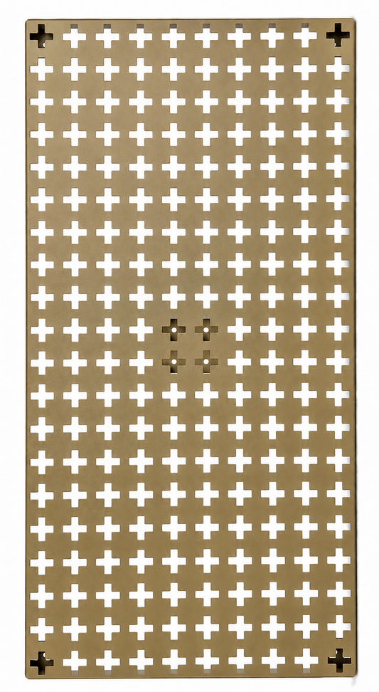 Fortress Series – 400 x 800mm Steel Pegboard (Coyote Brown)