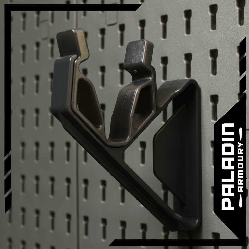 Pegboard Rifle Holder x2