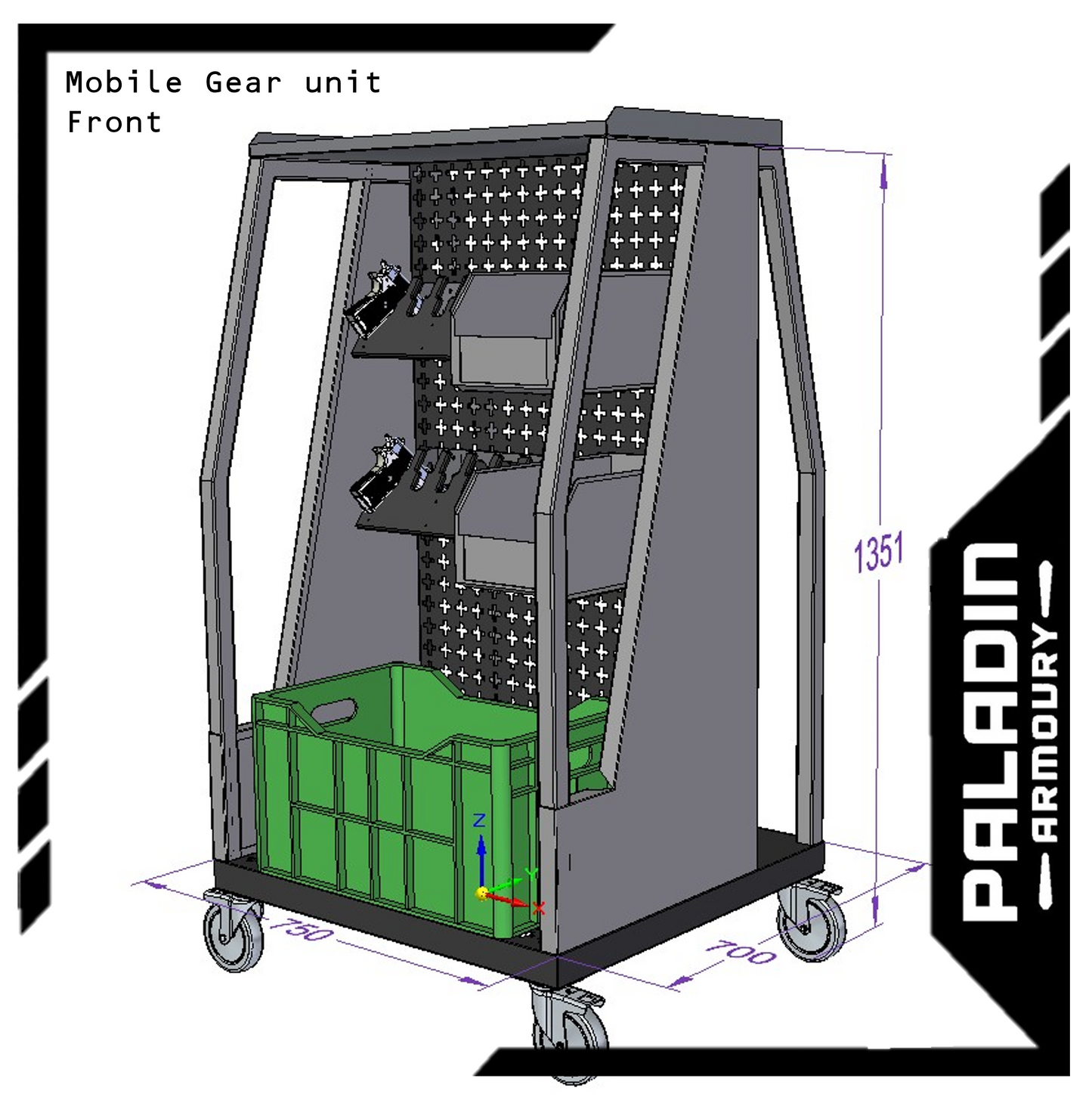Fortress Series-Mobile Racking unit