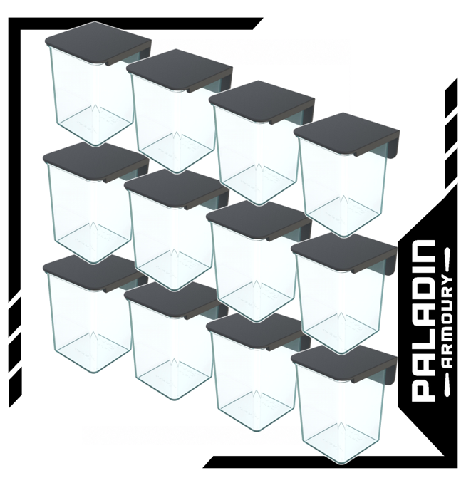 Sentinel Series – Clear Slider Container Combo x 12