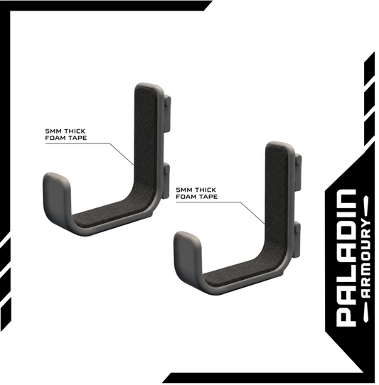 Sentinel Series – Handgun display foam hook (set of 2)