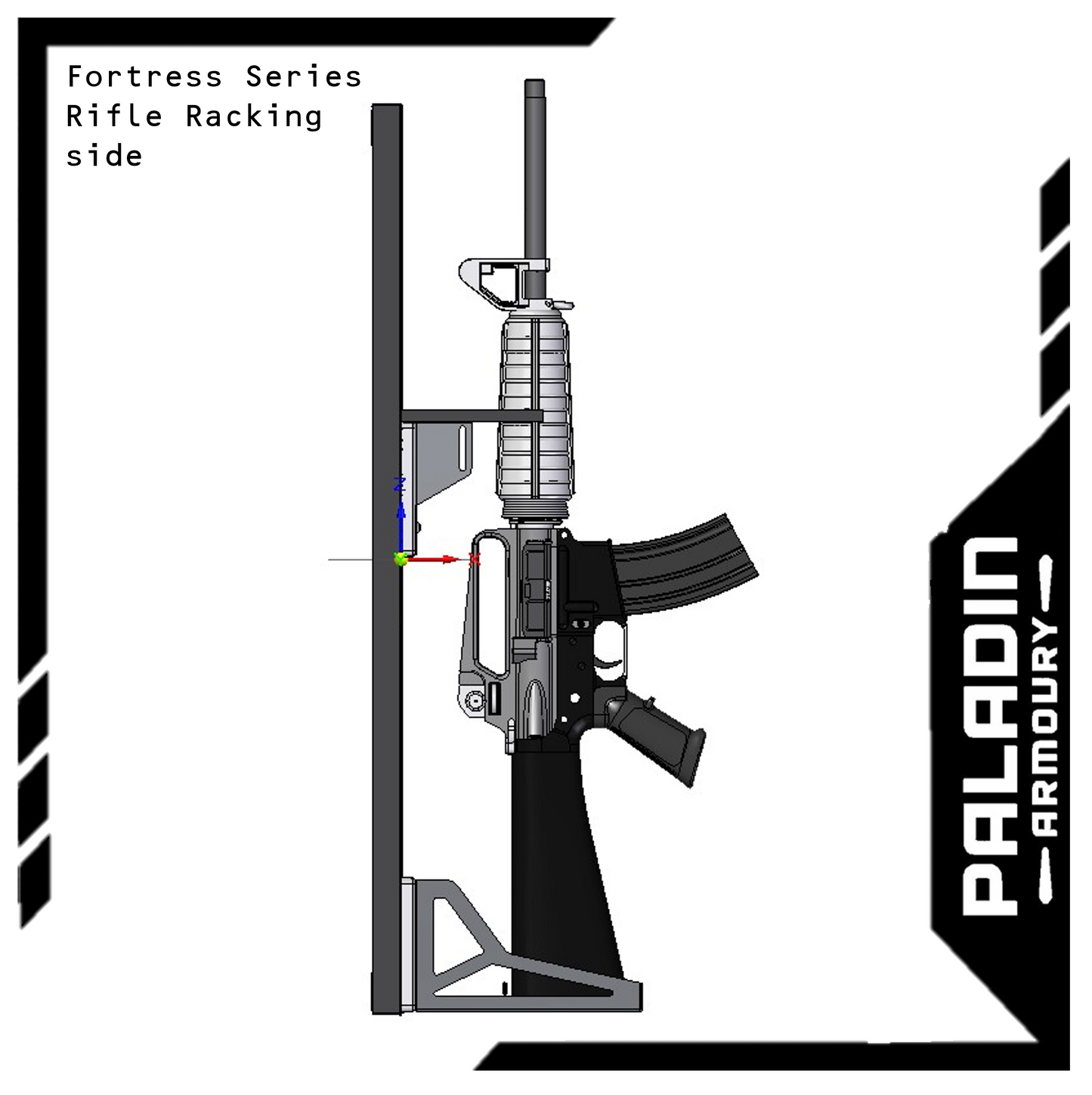 Fortress Series – Single Vertical Upper Rack
