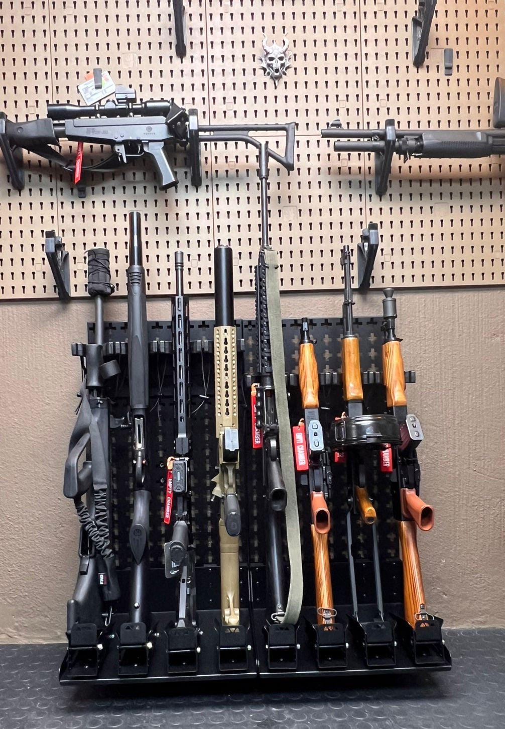 Fortress Series – Vertical Compact | 8 Rifle Racking Kit