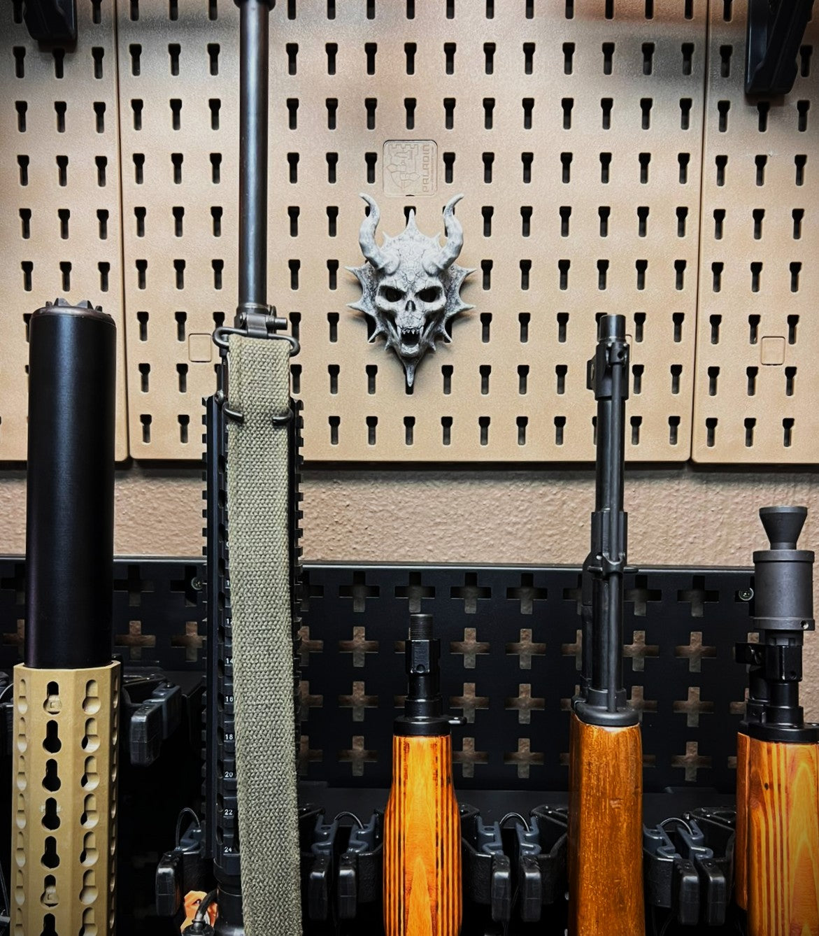 Fortress Series – Compact Vertical Rifle Racking Combo (4 Rifle)
