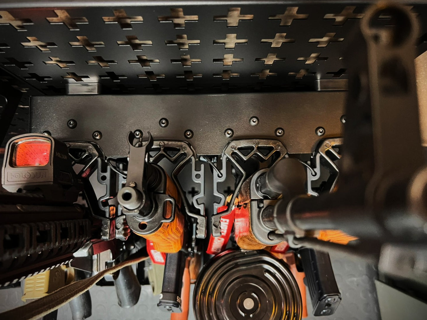 Fortress Series – Compact Vertical Rifle Racking Combo (4 Rifle)