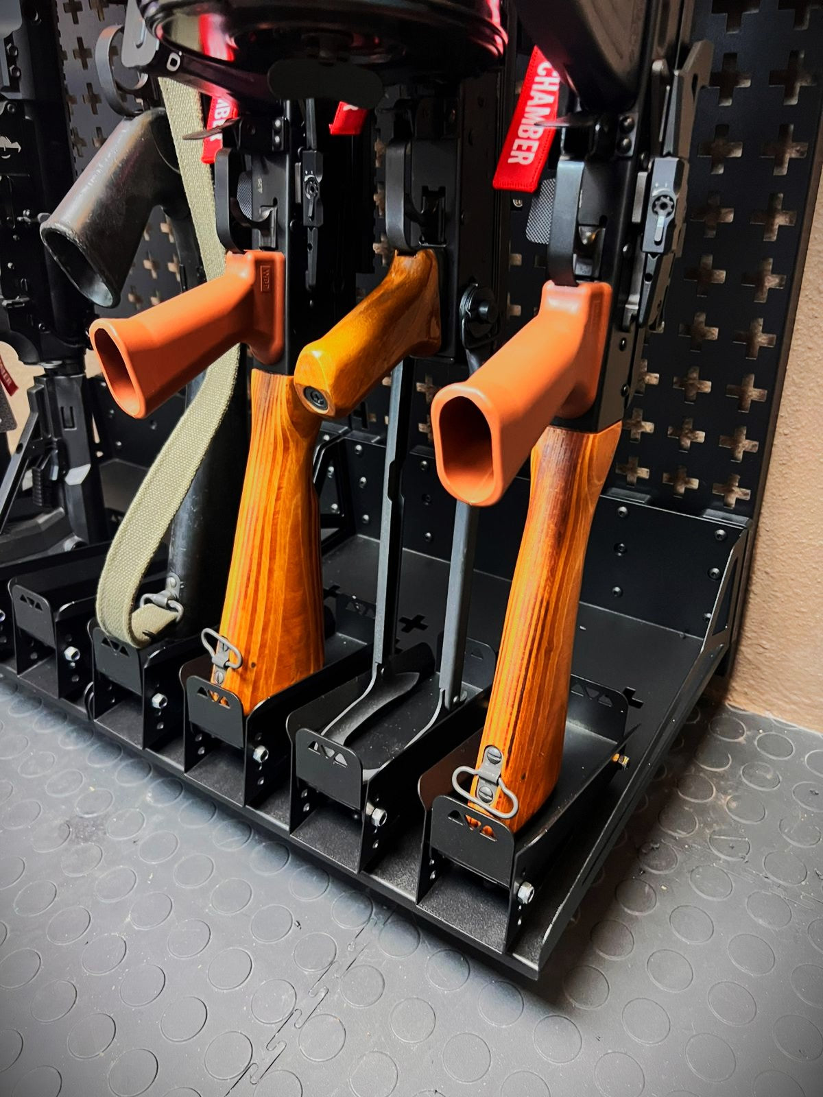 Fortress Series – Compact Vertical Rifle Racking Combo (4 Rifle)