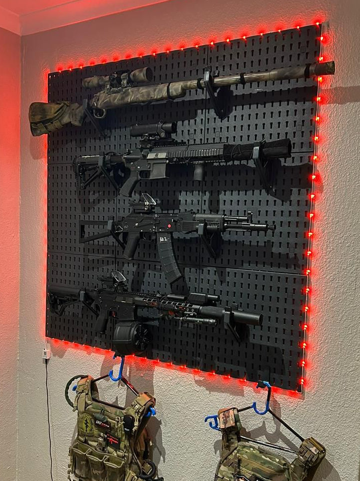 5 x Rifle Display - Armoury Kit- 9 x Sentinel Series Pegboards