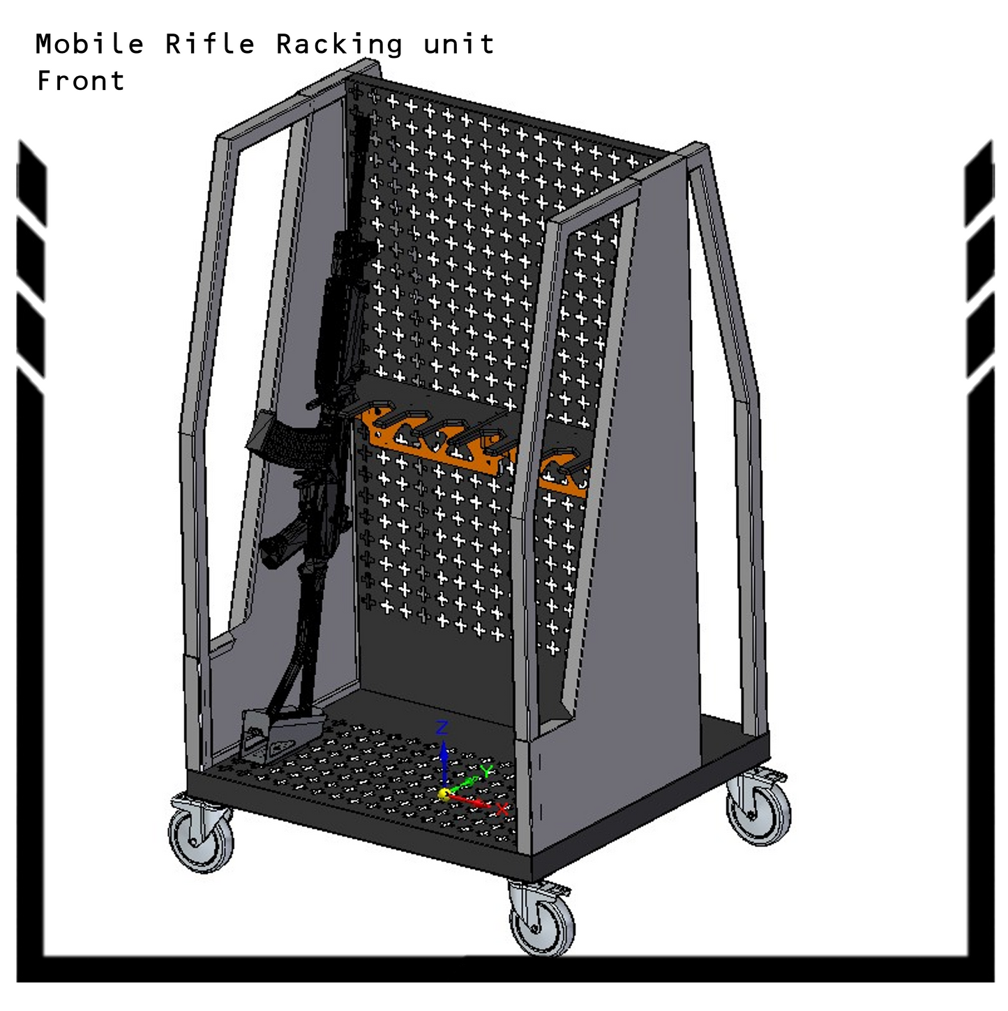 Fortress Series-Mobile Racking unit
