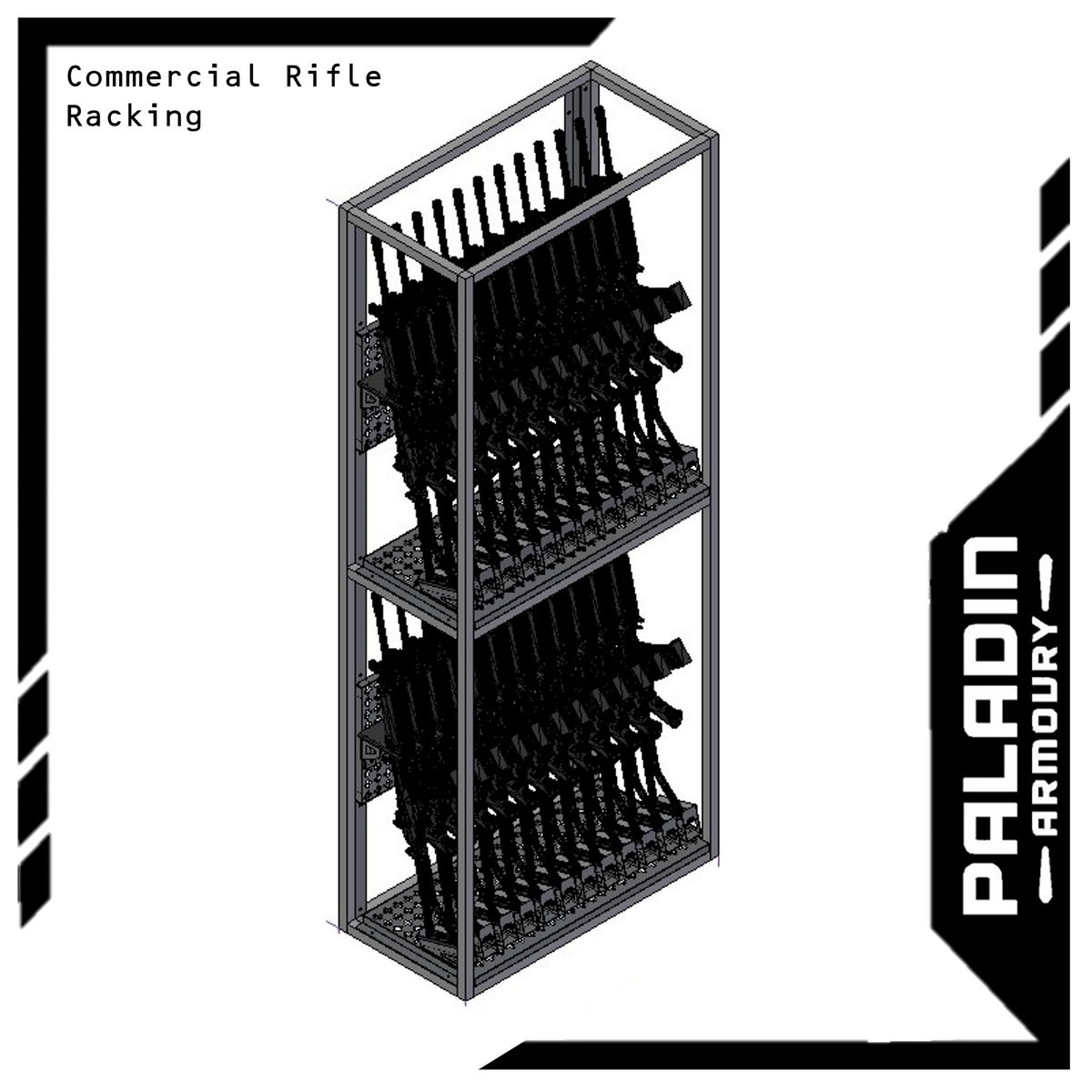 Citadel Series —  24 Rifle Racking | STACKED Units